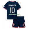Maillot de Supporter Paris Saint-Germain Neymar Jr 10 Domicile 2021-22 Pour Enfant